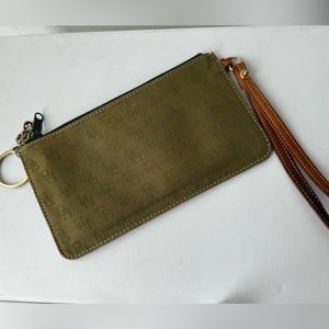 Authentic Dooney and Bourke pouch wristlet.